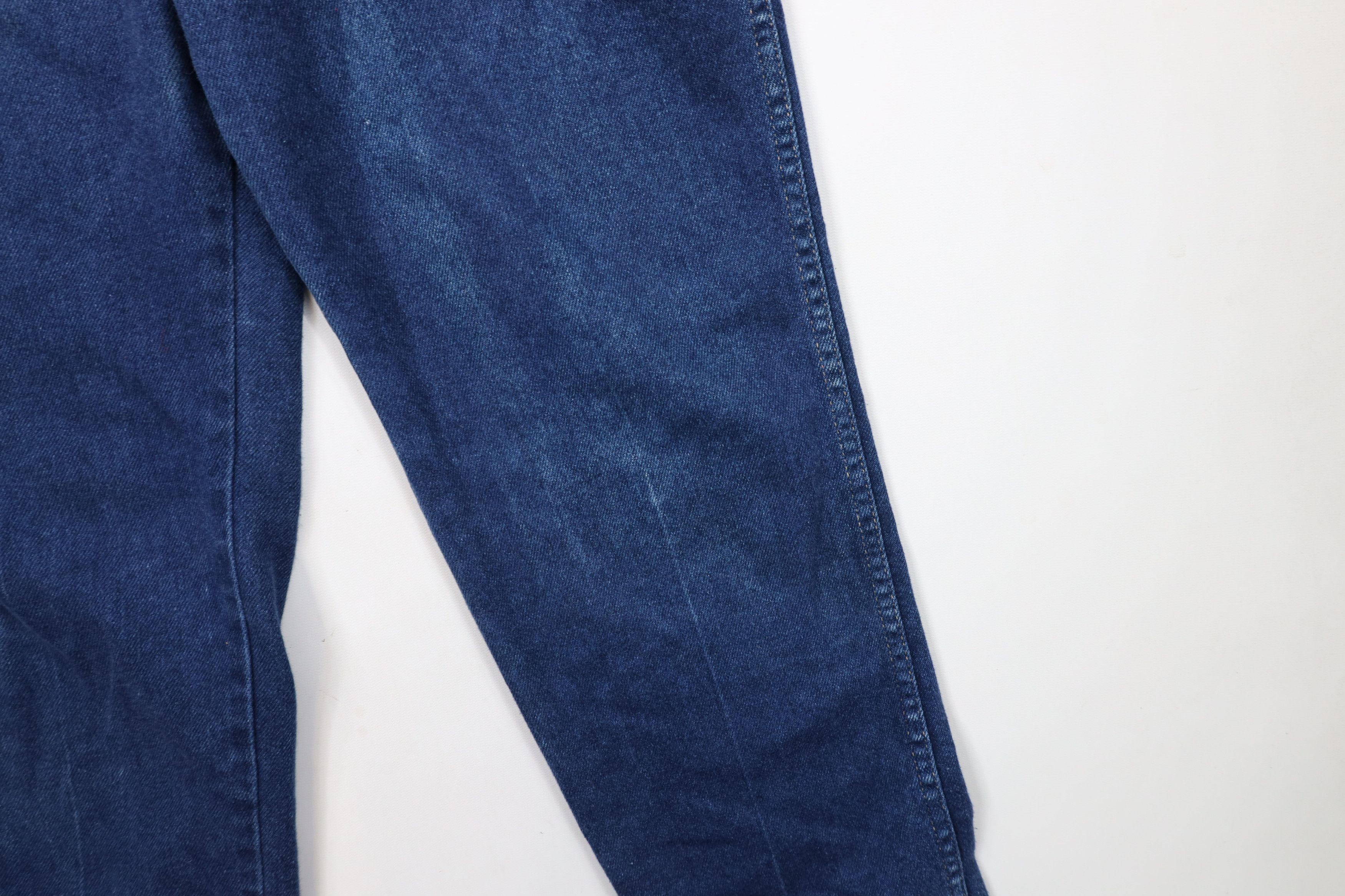 Vintage Vintage 70s Streetwear Tapered Leg Denim Jeans Blue USA Size 32" / US 10 / IT 46 - 6 Thumbnail