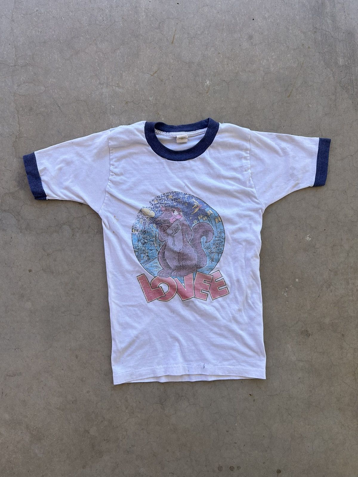 Vintage Vintage Single Stitch Rare Obscure Ringer T Shirt Size US XS / EU 42 / 0 - 1 Thumbnail
