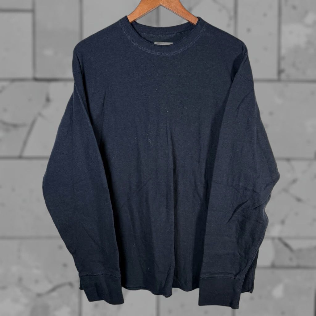 Vintage L.L.Bean Dark Blue Wool Blend Long Sleeve Shirt Mens XL Button-Up Size US XL / EU 56 / 4 - 1 Thumbnail
