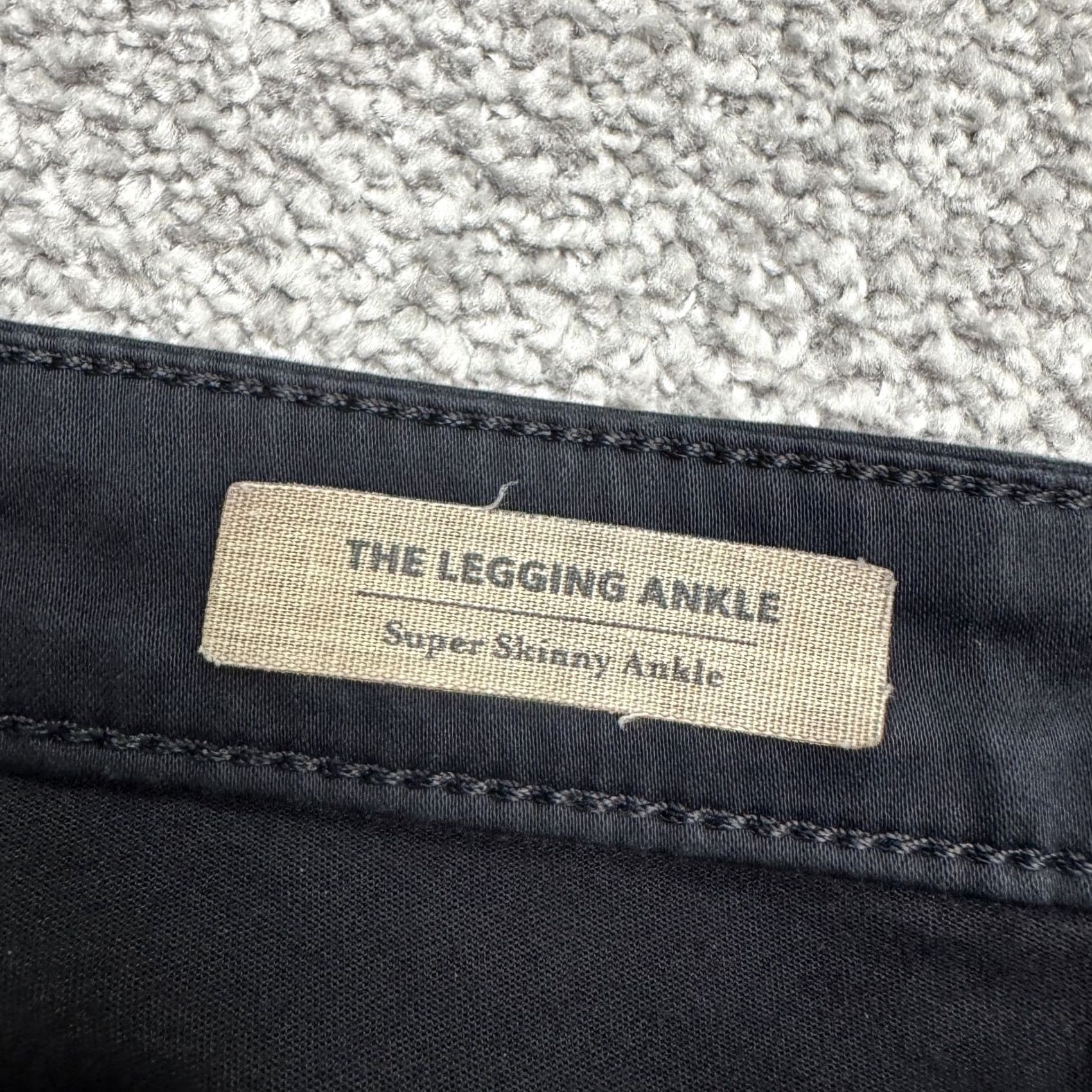 Vintage AG Adriano Goldschmied The Legging Super Skinny Pants Womens 30R Black Size 30" / US 8 / IT 44 - 7 Thumbnail