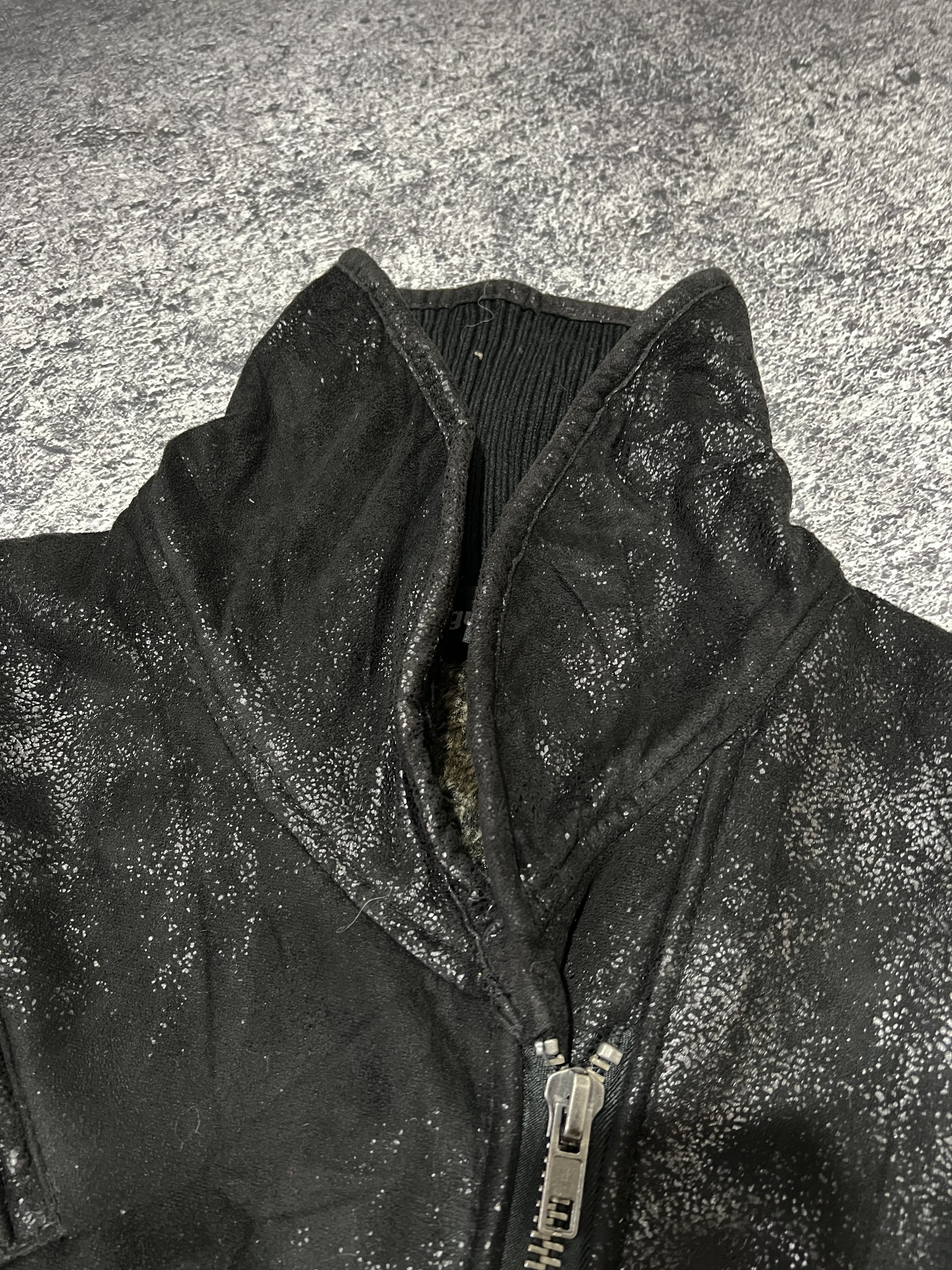 Japanese Brand 2000s Archival Japan Fur Fuzzy Wax Feather y2k Lgb Ifsix Size US M / EU 48-50 / 2 - 5 Thumbnail