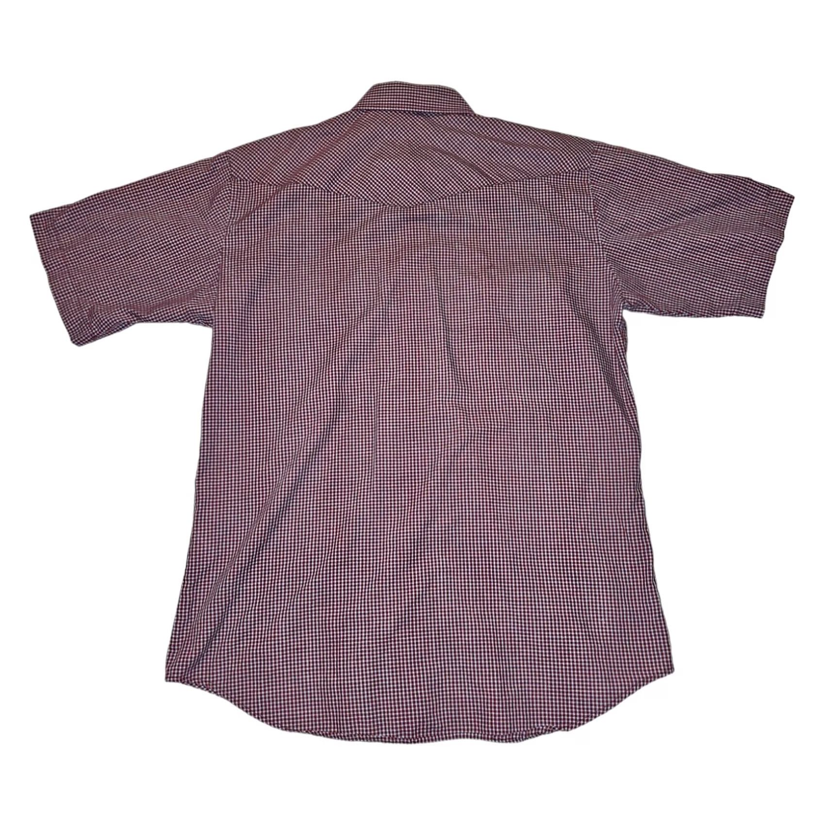 Roper Roper Pearl Snap Shirt Short Sleeve Men Large Red Check Western Cowboy Shirt Size US L / EU 52-54 / 3 - 6 Thumbnail