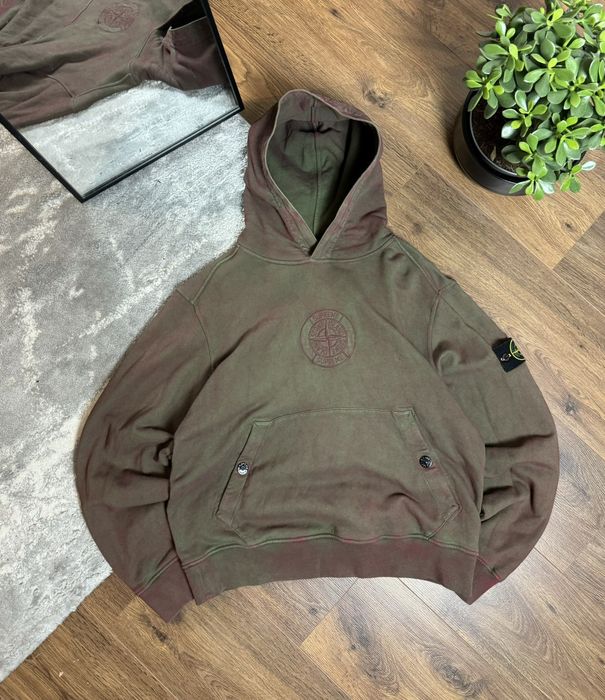 Supreme x stone island hoodie hot sale