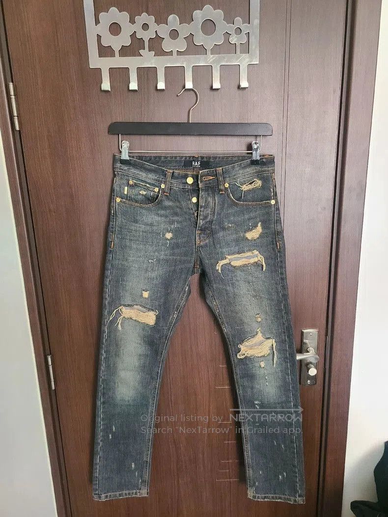 Raf Simons Raf Simons Distressed Denim Jeans Size 28- DMC. Size US 28 / EU 44 - 1 Thumbnail
