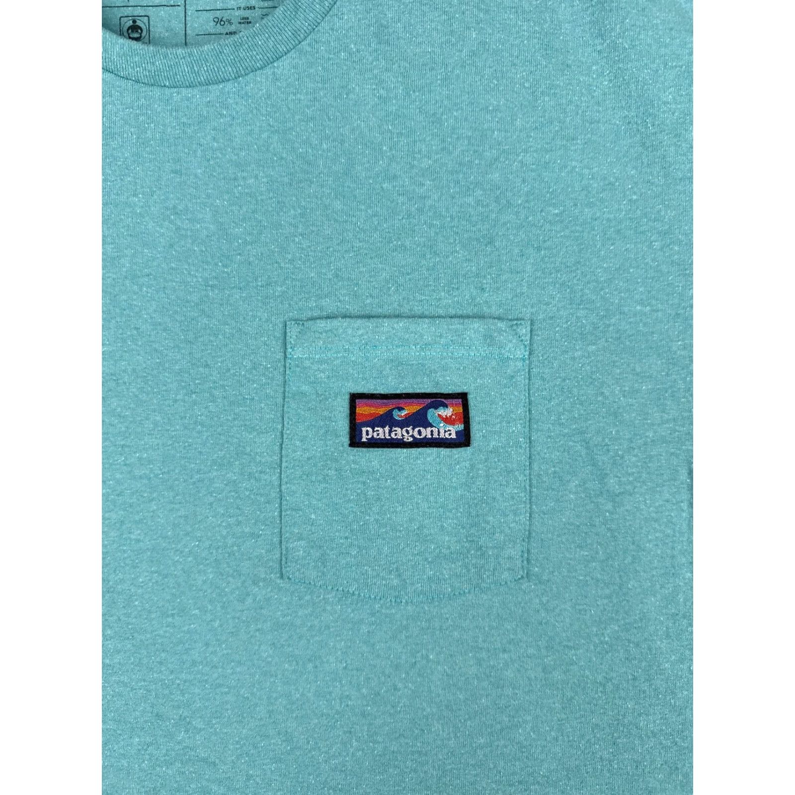 Patagonia Patagonia Shirt Men L Blue Logo Responsibili-Tee Pocket Cotton Blend T-Shirt USA Logo Mens Size US L / EU 52-54 / 3 - 7 Thumbnail