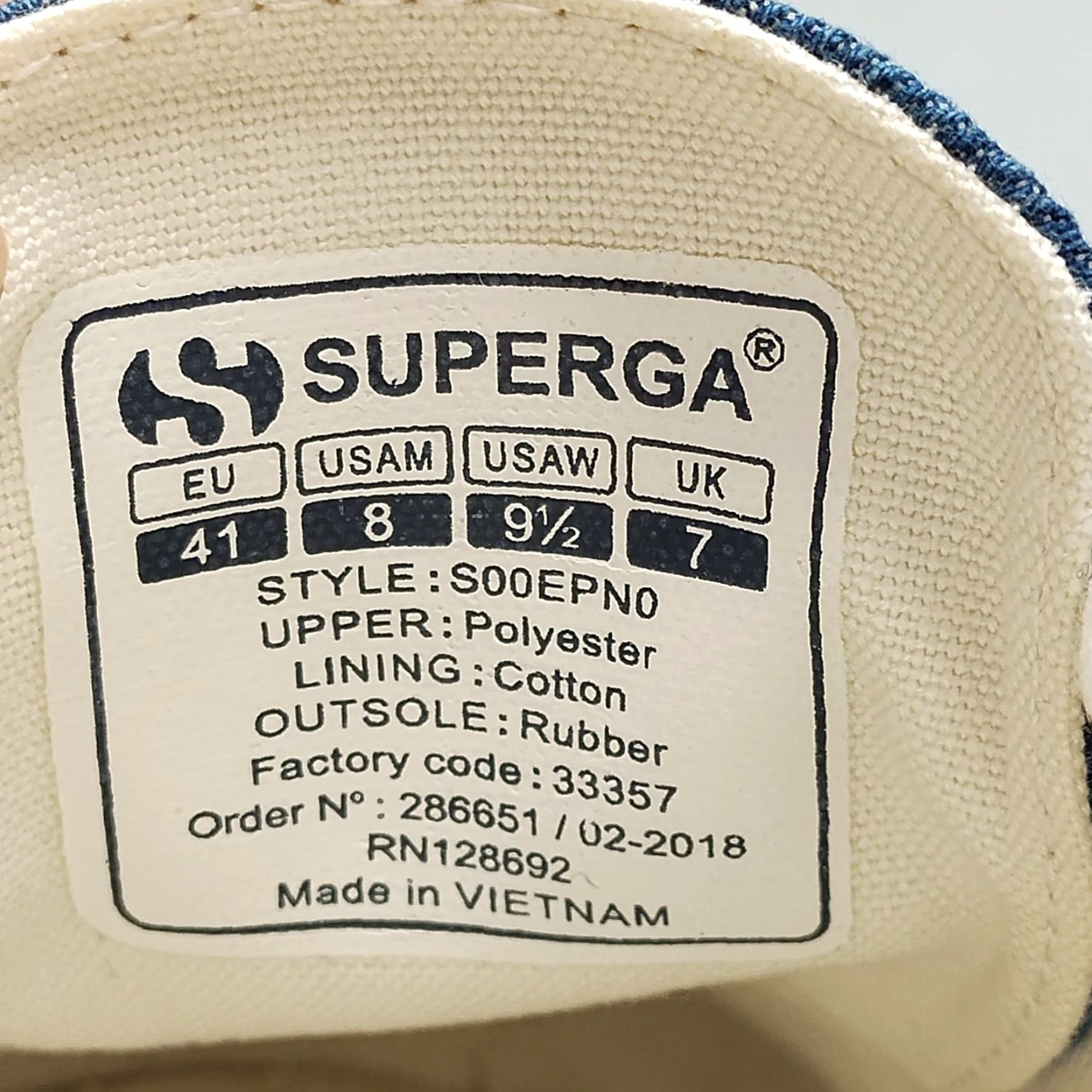 Superga Superga Lizzy VD Ligt Platform Sneakers Womens US 9.5 Multicolor Denim Lace Up WW9.5? NWOB Size US 10 / IT 40 - 4 Thumbnail