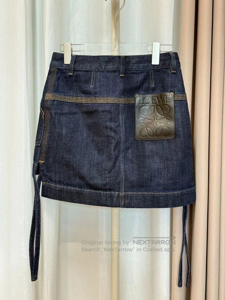Loewe Loewe Dark Blue Denim Skirt. Size US 34 / EU 50 - 2 Thumbnail