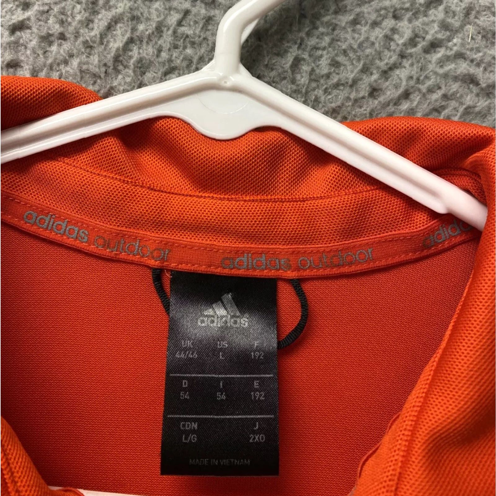 Nike Adidas Golf Polo Shirt Men Orange Dri-Fit Logo Short Sleeve Collar Nike Brand 112-46 Regular Fit Quick Dry Activewear Golf /112-46 Size US L / EU 52-54 / 3 - 3 Thumbnail
