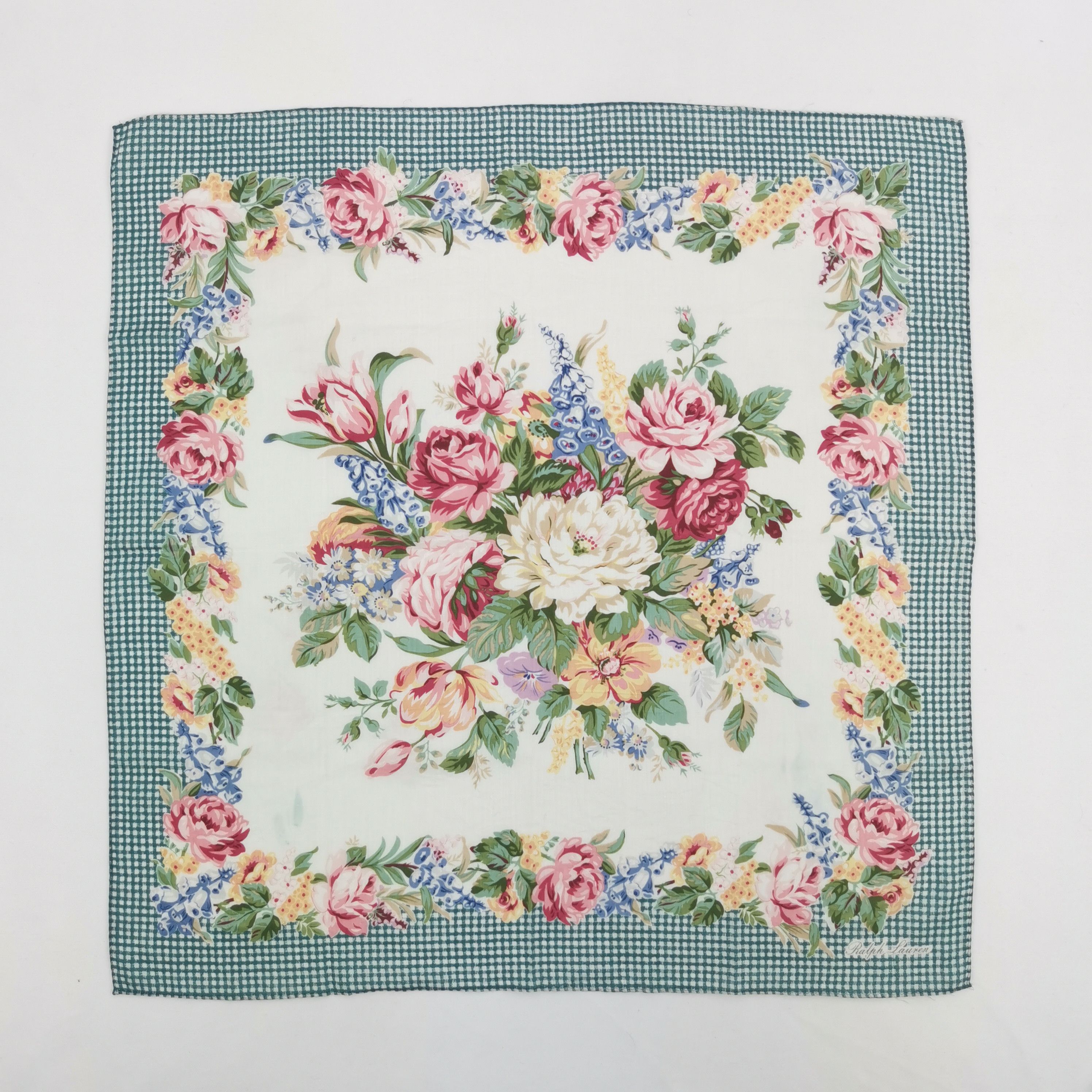Ralph Lauren × Vintage Vintage Ralph Lauren Handkerchief Neckerchief Bandana Size ONE SIZE - 2 Thumbnail