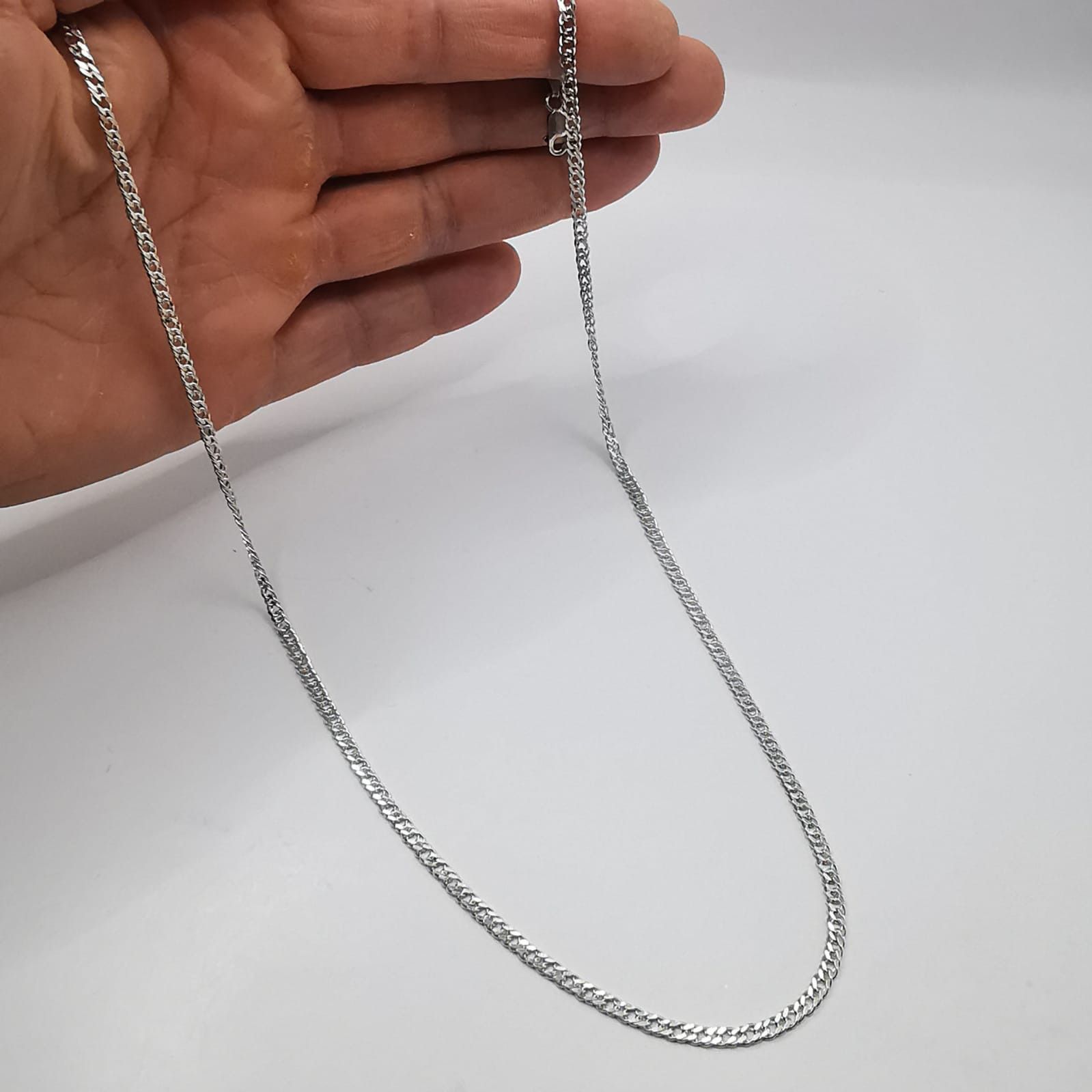 Sterling Silver Vintage Chain,925 Sterling Silver,Signed ,Handmade 14,89g Size ONE SIZE - 8 Thumbnail