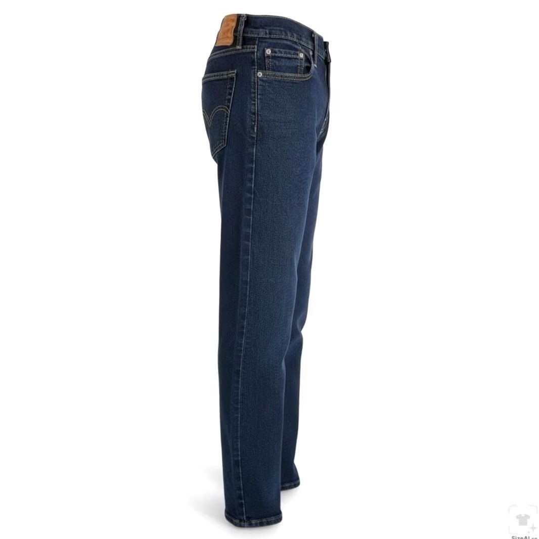 Levi's Levi's 512 Jeans Mens Slim Tapered Dark Wash Zip Fly 30x30 Blue Denim Stretch Logo 5-Pocket Jeans Mens Size US 30 / EU 46 - 3 Thumbnail