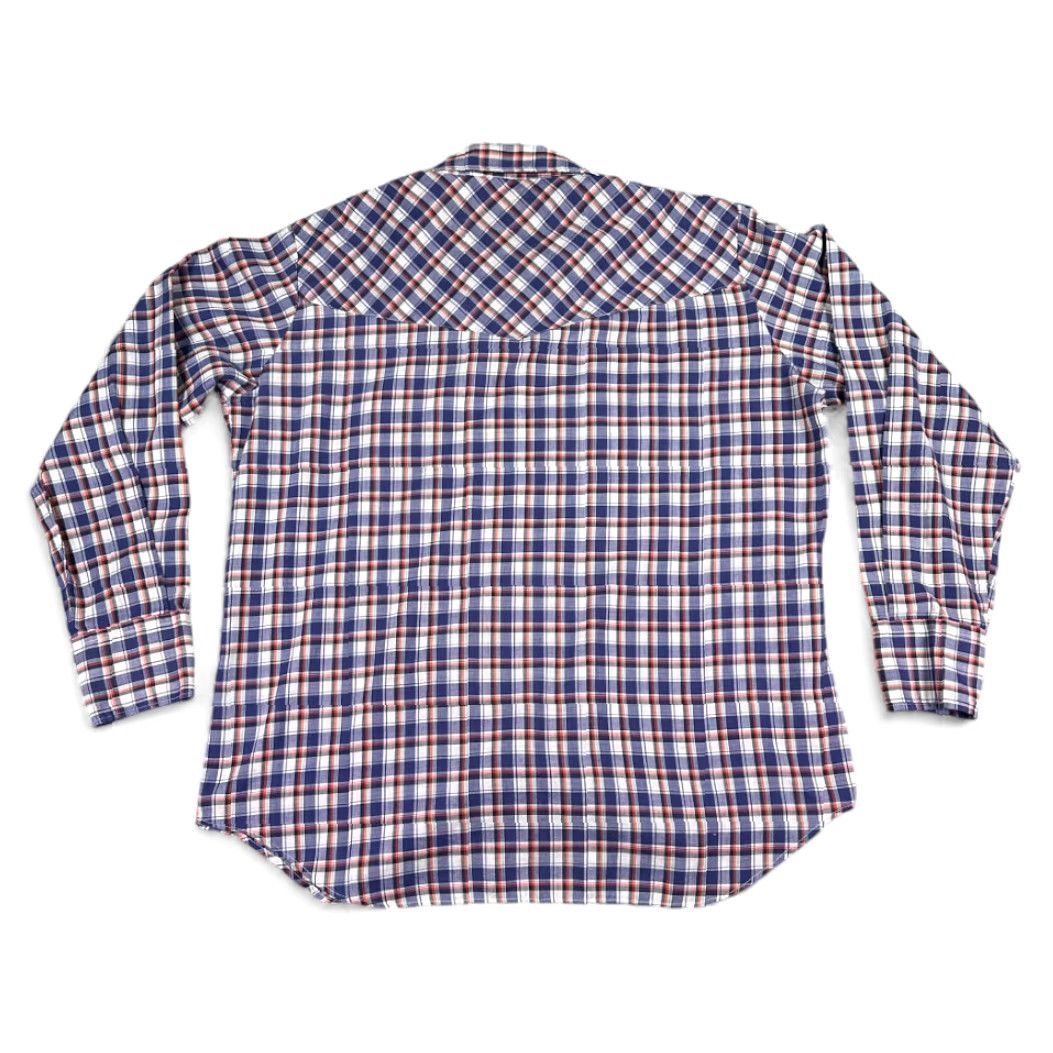 Vintage VINTAGE Youngbloods Western Shirt Adult EXTRA LARGE Purple White Plaid 90s Size US XL / EU 56 / 4 - 3 Thumbnail