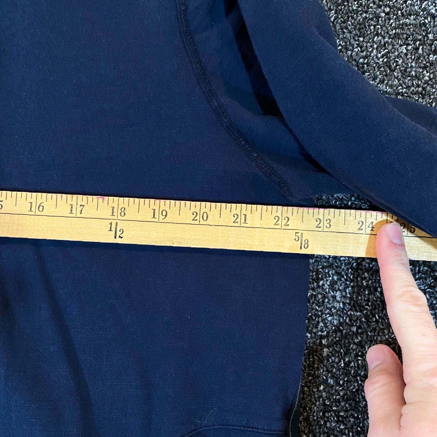 Vintage AETHER Jacket Womens Size 3 Navy Blue Full Zip Hooded Sweatshirt Casual Size M / US 6-8 / IT 42-44 - 4 Thumbnail