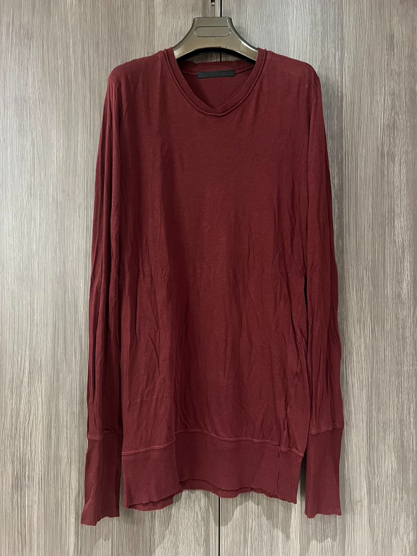 Julius Julius 7 Long Sleeve Red T-Shirt Size US M / EU 48-50 / 2 - 1 Thumbnail