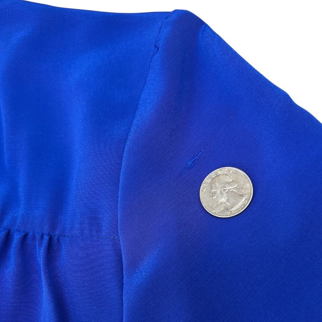 Other Vintage Kay Brandon Blue Long Sleeve Dress W/Belt Women's Si Size L / US 10 / IT 46 - 5 Thumbnail