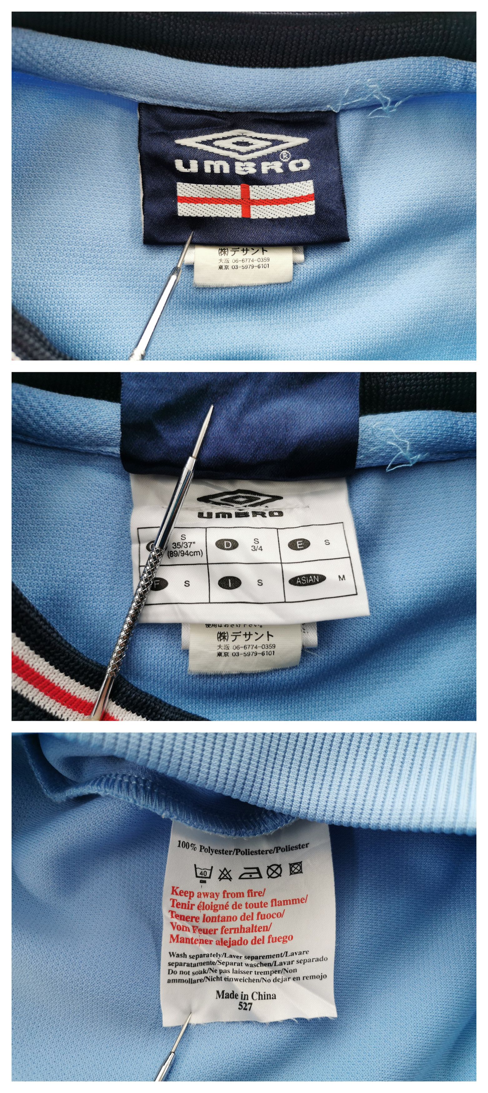 Umbro Vintage 00s Umbro England Football Pullover Jacket Size M Size US M / EU 48-50 / 2 - 8 Thumbnail