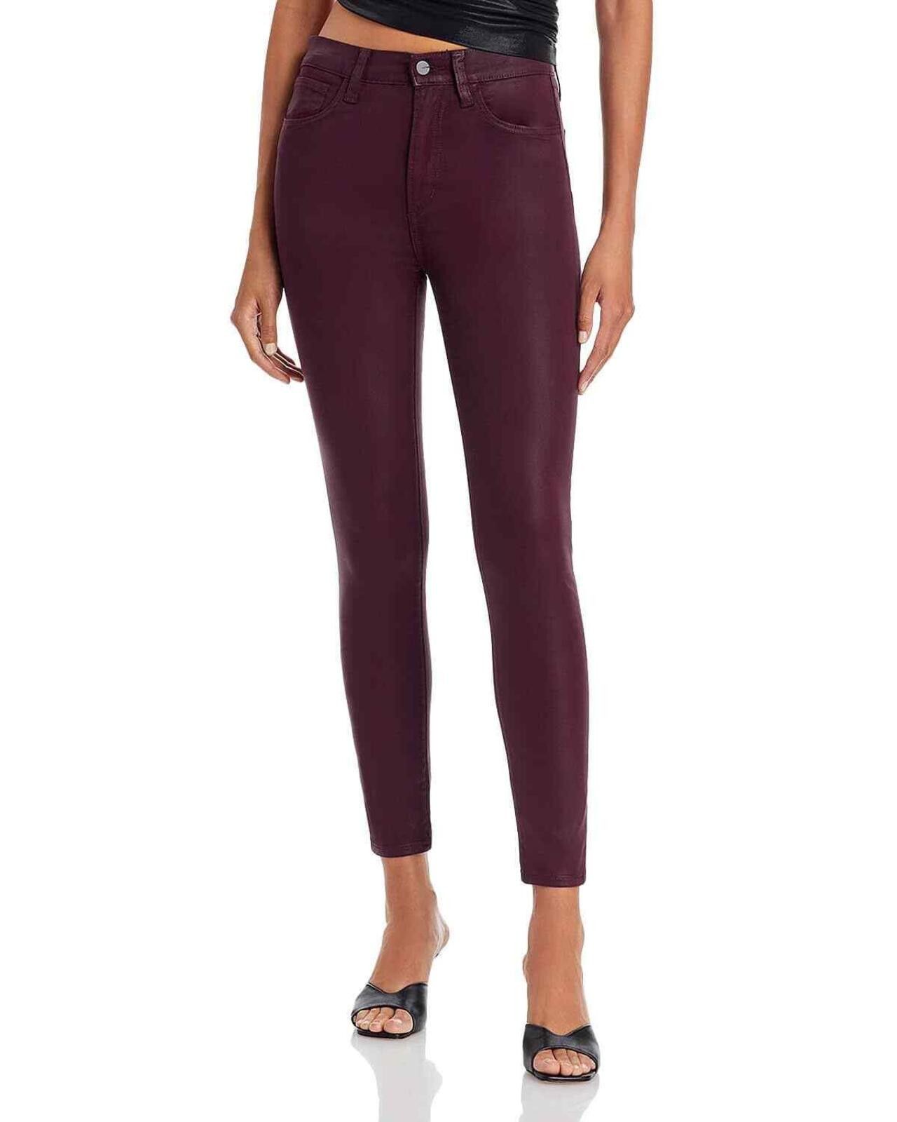 Other Joe's Jeans The Charlie Coated High Waist Ankle Skinny Jeans Size 25" / US 0 / IT 36 - 1 Thumbnail