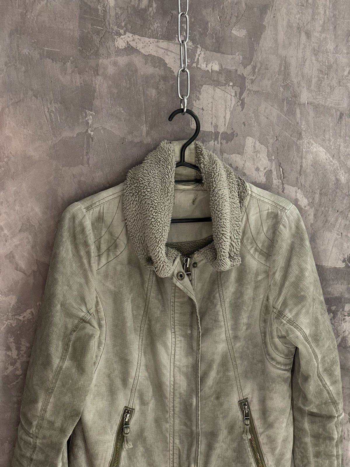 If Six Was Nine × Japanese Brand × Le Grande Bleu (L.G.B.) Vintage Diesel Style Y2K Factory Faded Grunge Jacket Size M / US 6-8 / IT 42-44 - 7 Thumbnail