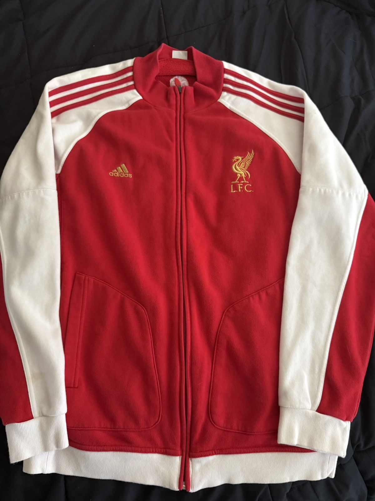 Adidas Adidas Y2K Liverpool zip up sweater size XL Size US XL / EU 56 / 4 - 1 Thumbnail