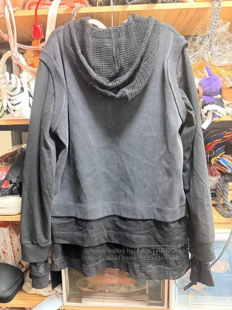 Givenchy Givenchy Black Triple Panel Deconstructed Hoodie Size US XL / EU 56 / 4 - 2 Thumbnail