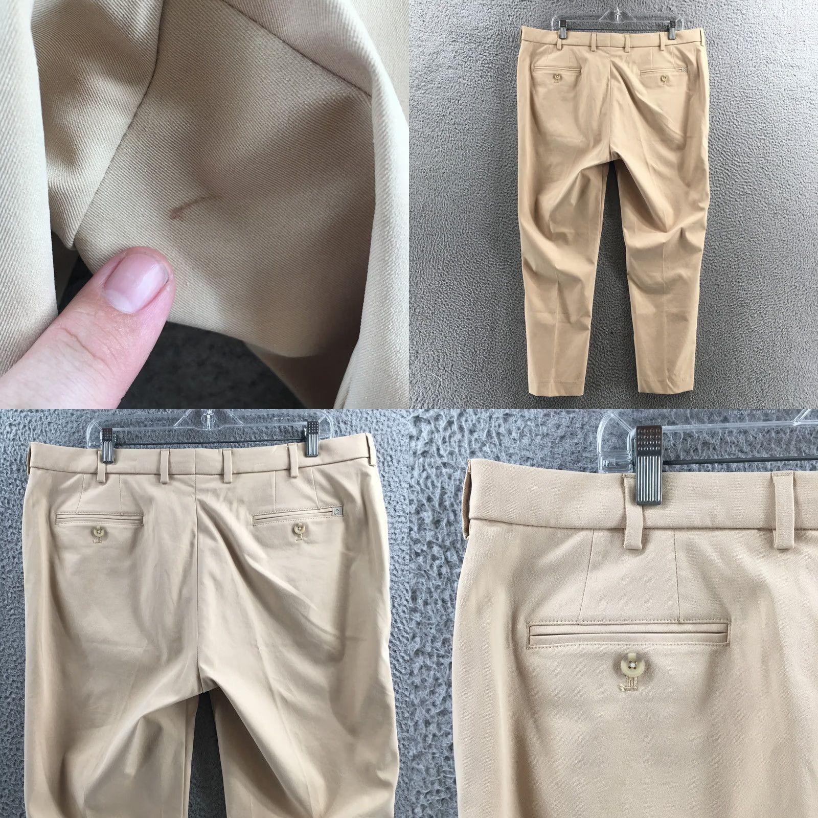 Peter Millar Peter Millar Chino Pants Mens Regular 38/30 Beige Mid Rise Zip Fly Size US 38 / EU 54 - 9 Thumbnail