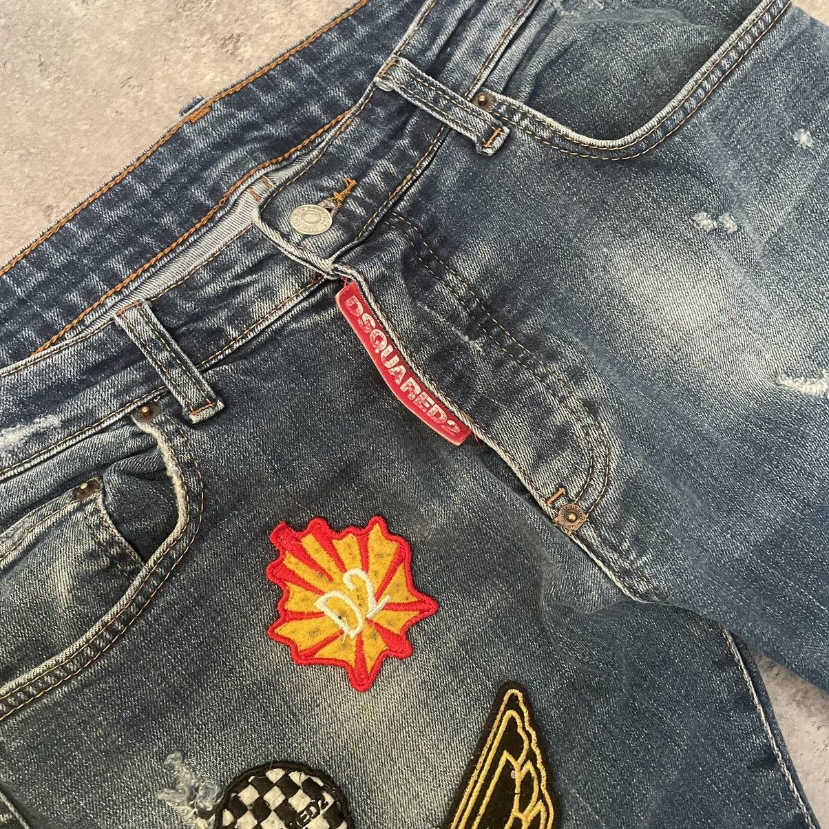 Other Vintage Dsqaured2 Patch Logo Staight Fit Jeans Size US 32 / EU 48 - 4 Thumbnail
