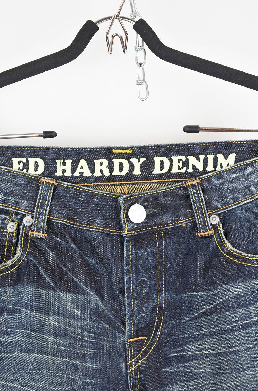 Ed Hardy ED HARDY Distressed Jeans - 32 Size US 32 / EU 48 - 8 Thumbnail