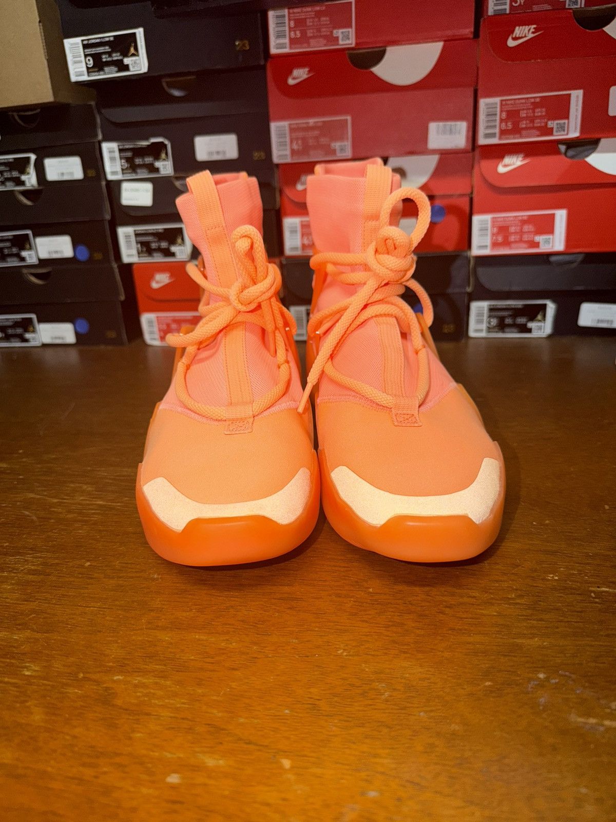 Fear of God × Nike Nike Air Fear Of GOD 1 Orange Pulse size 9 Size US 9 / EU 42 - 5 Thumbnail