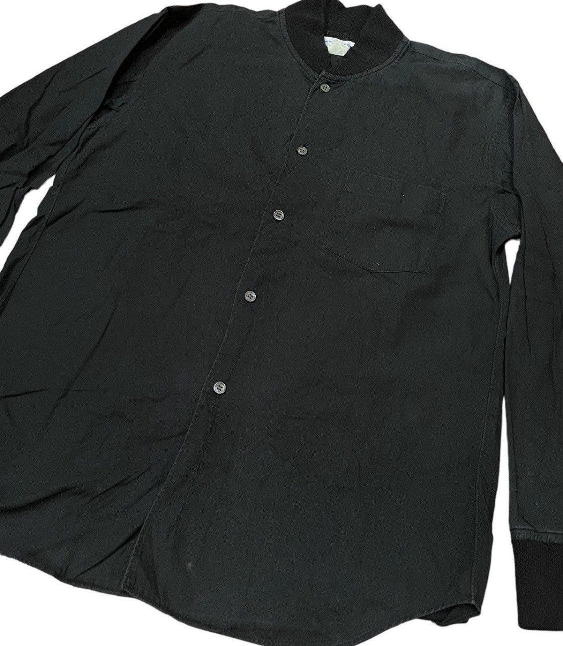 Comme des Garcons Vintage CDG SHIRT hybrid varsity button up shirt Size US S / EU 44-46 / 1 - 2 Thumbnail