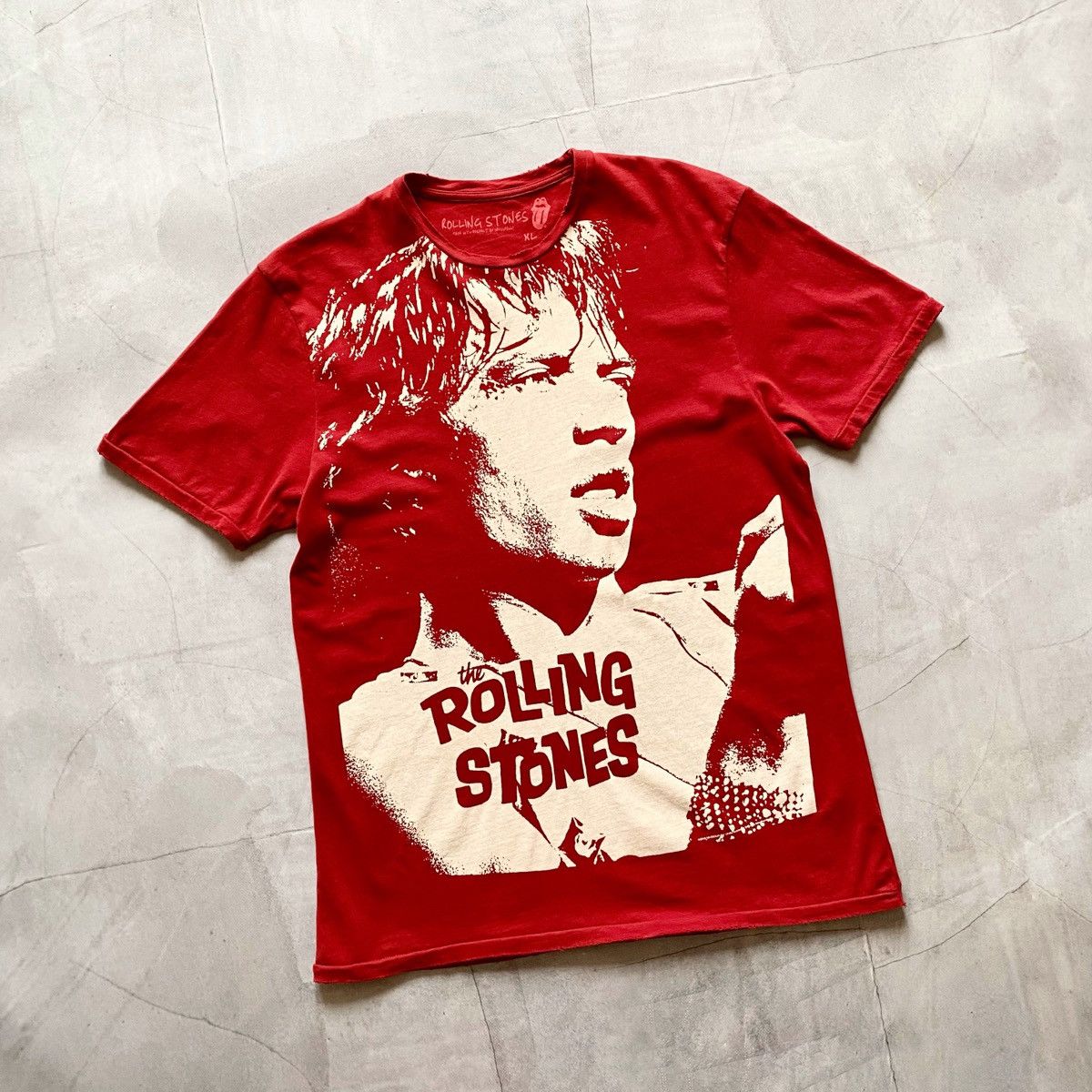 Vintage Rolling Stones 2010 All Over Print Fabric Distressed T-Shirt Size US XL / EU 56 / 4 - 1 Thumbnail