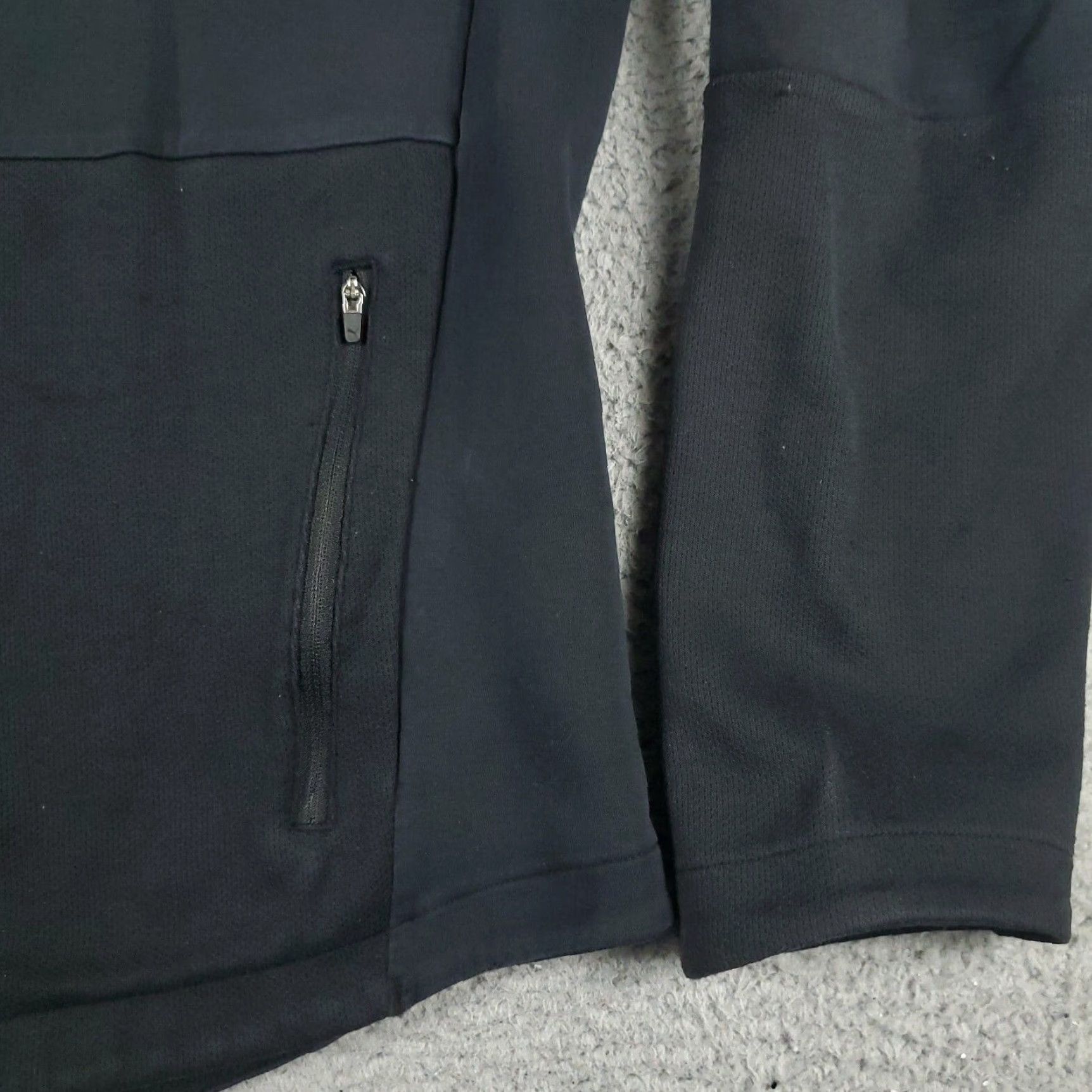 Puma PUMA Hoodie Mens XL Black Full Zip Casual Sweatshirt Size US XL / EU 56 / 4 - 4 Thumbnail
