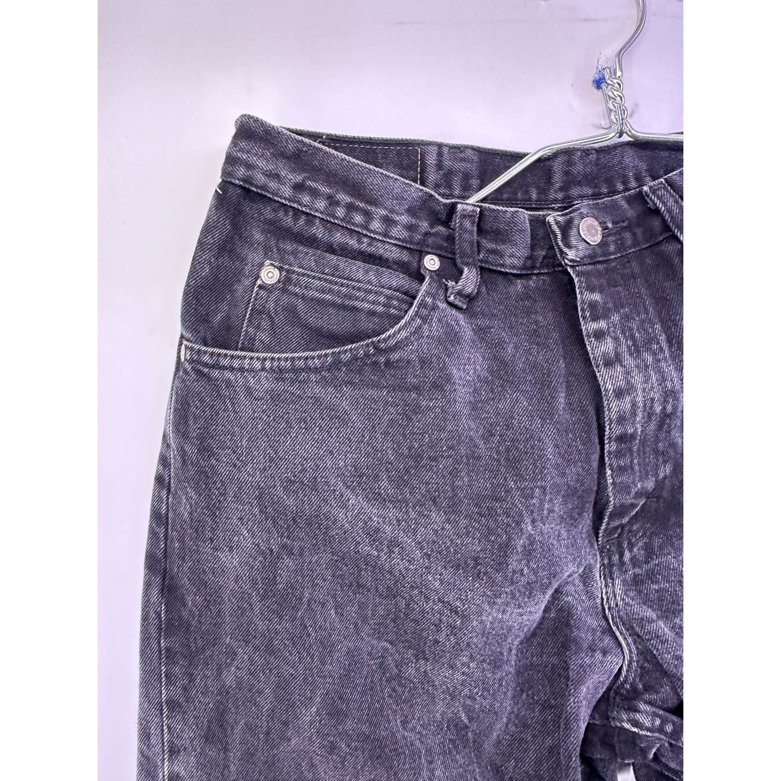 Wrangler Vintage Wrangler Black Smoked Relaxed Jeans Size 34/32 Size US 34 / EU 50 - 5 Thumbnail