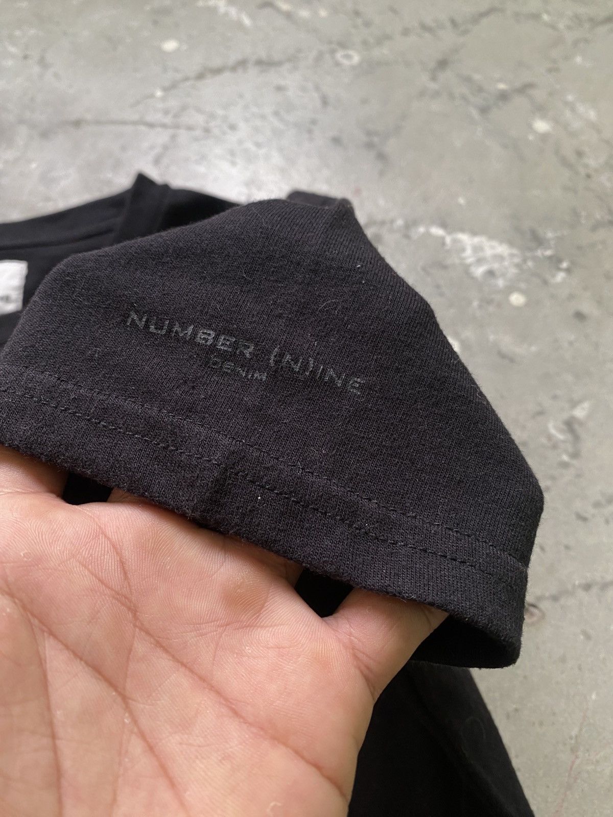 Number (N)ine Number Nine Denim Pocket Tee Shirt Size US M / EU 48-50 / 2 - 5 Thumbnail