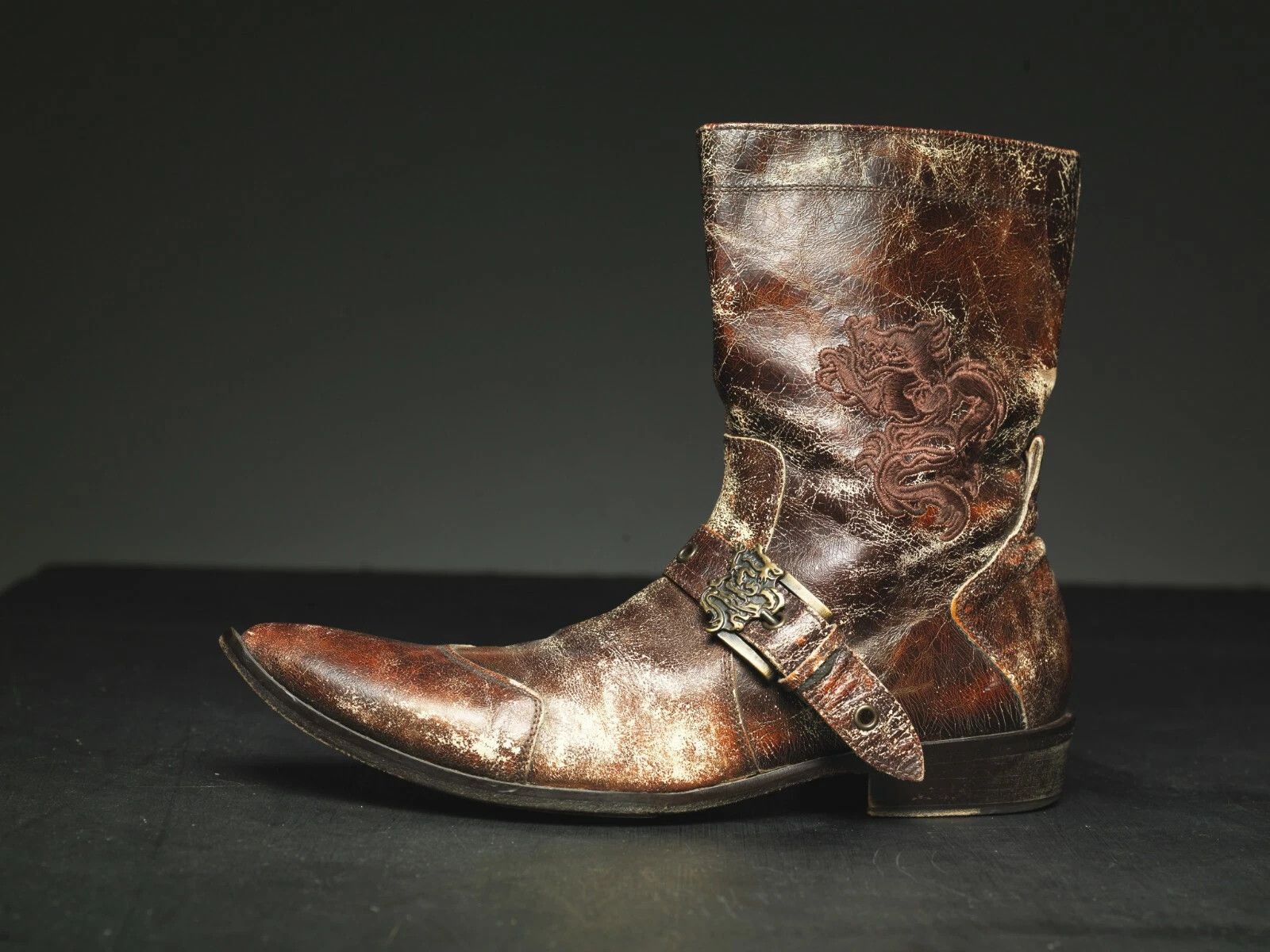 Mark Nason Mark Nason SKIDWAY Dragon Rock Boots Distressed Brown Size US 9 / EU 42 - 4 Thumbnail