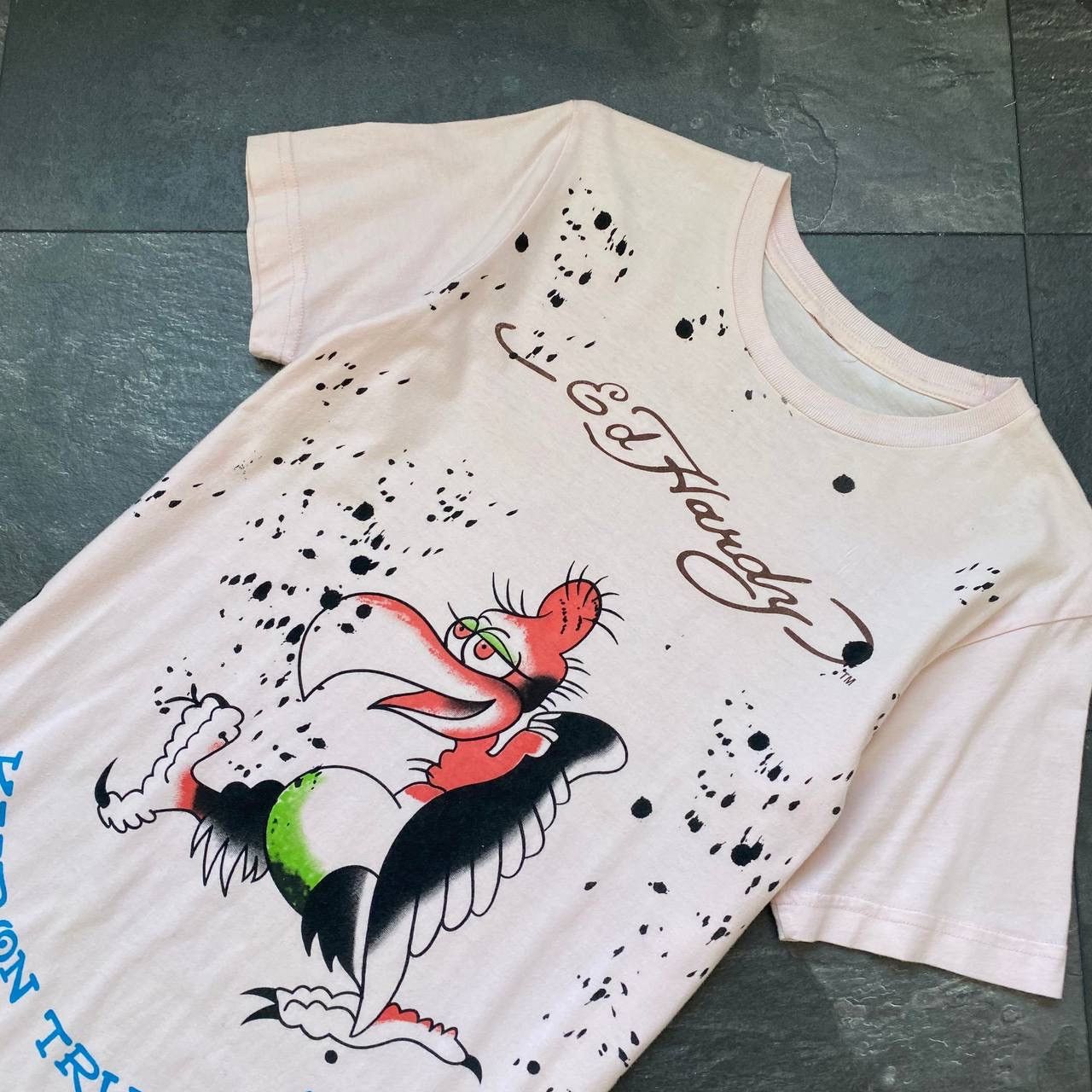 Christian Audigier × Ed Hardy × Japanese Brand Vintage Ed Hardy by Christian Audigier Big Graphic Japan tee Size US M / EU 48-50 / 2 - 3 Thumbnail