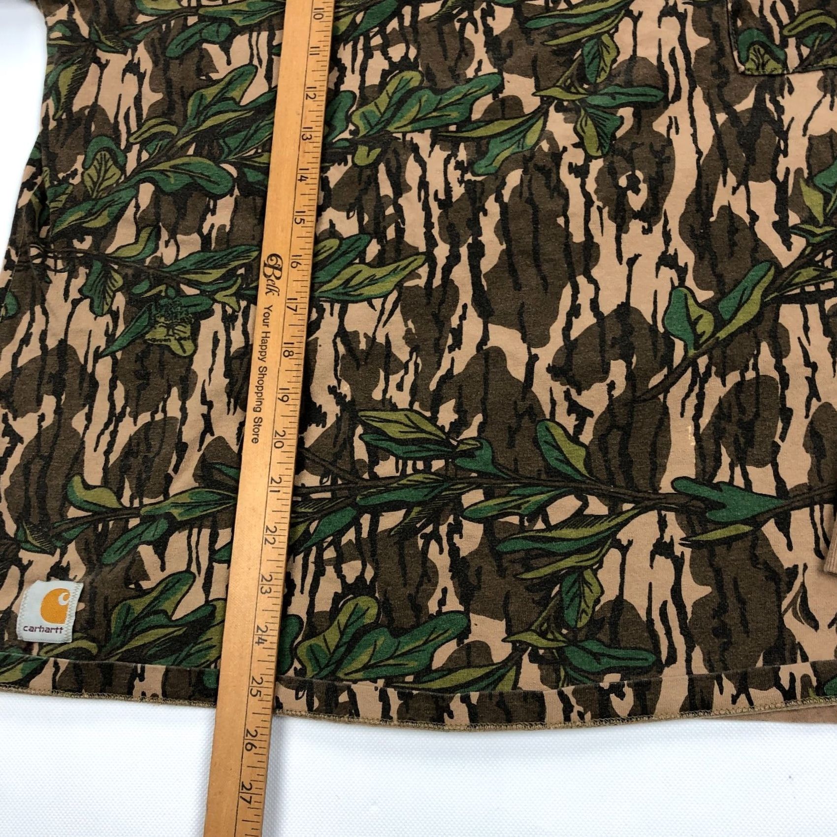 Carhartt VINTAGE Carhartt Shirt Mens XL Long Sleeve Green Leaf Camo Mossy Oak 90s Outdoor Vintage Hunting Mens Size US XL / EU 56 / 4 - 5 Thumbnail