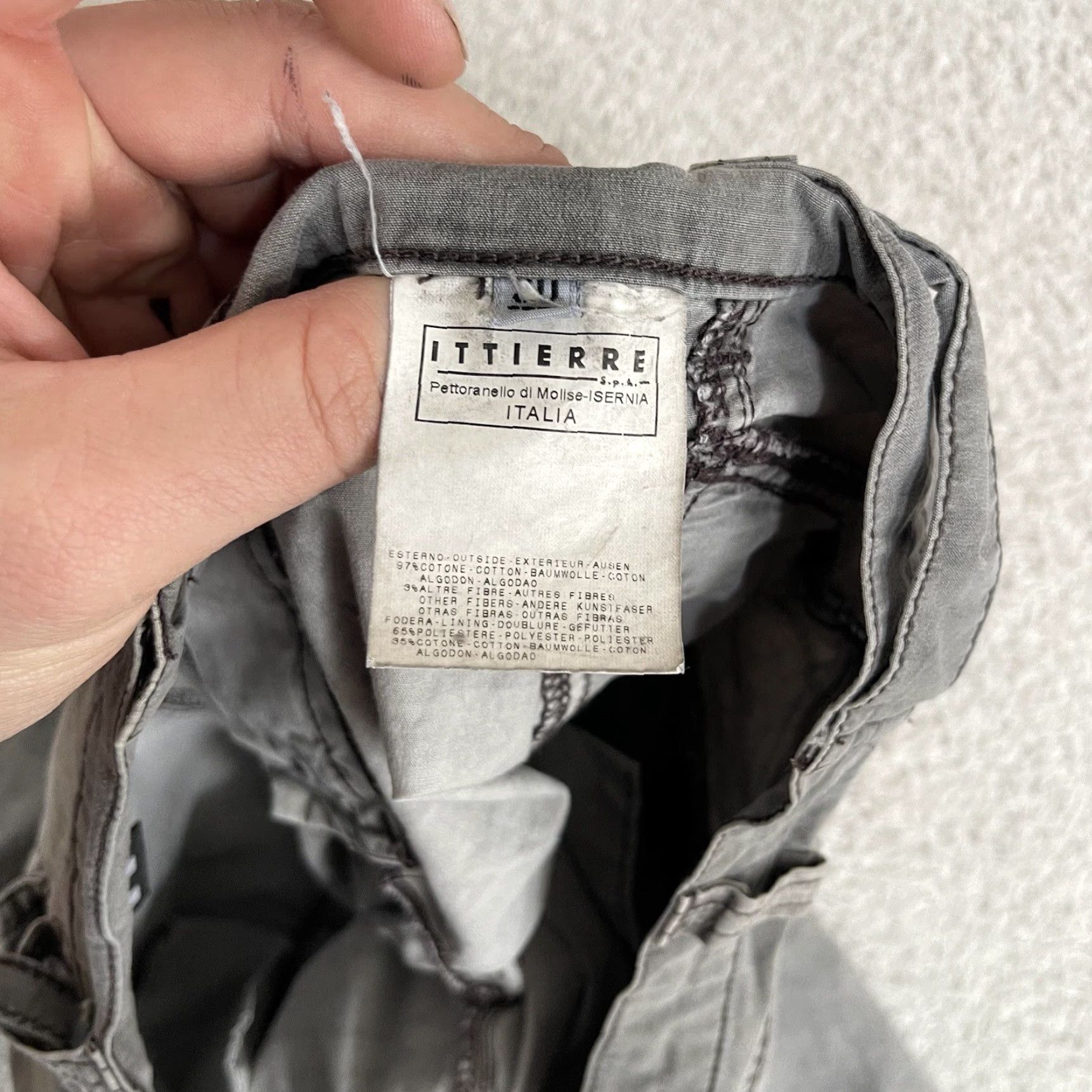 Versace Jeans Couture VINTAGE Versace Jeans Couture Pants Women's 32x31 Gray Baggy Rave Y2K Italy Goth 90s VTG Size 24" / US 00 / IT 34 - 6 Thumbnail