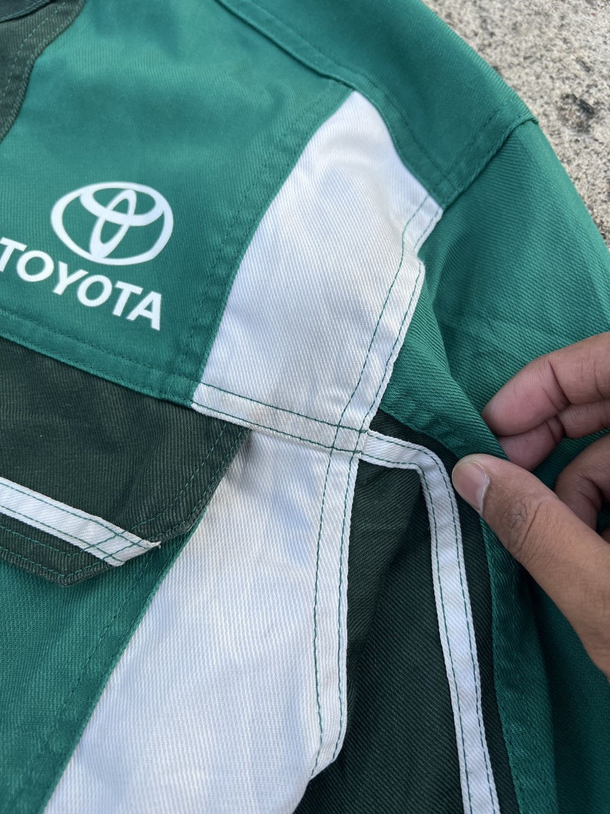 Japanese Brand Vintage Toyota Toyopet Workwear Overalls (No.2) Size US 34 / EU 50 - 8 Thumbnail