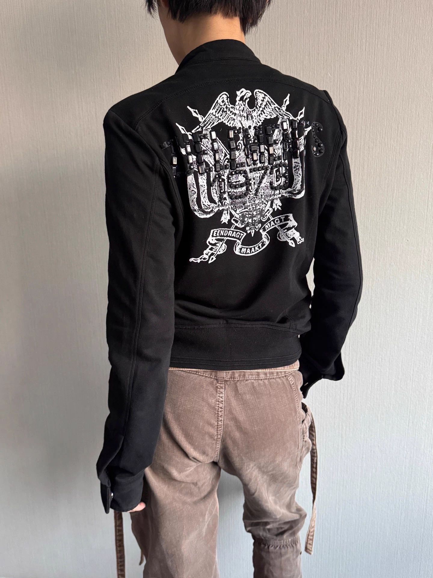 Vintage Vintage Italian Silk Paneled Back Printed Racing Jacket S Size S / US 4 / IT 40 - 7 Thumbnail