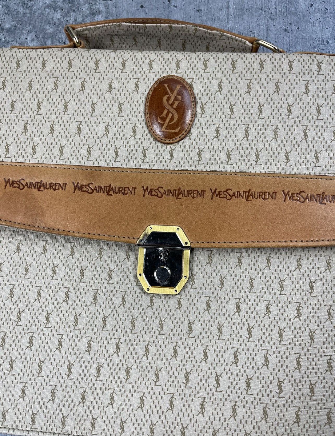 Vintage × Yves Saint Laurent Yves Saint Laurent bag hand/Document holder 80s Size ONE SIZE - 4 Thumbnail