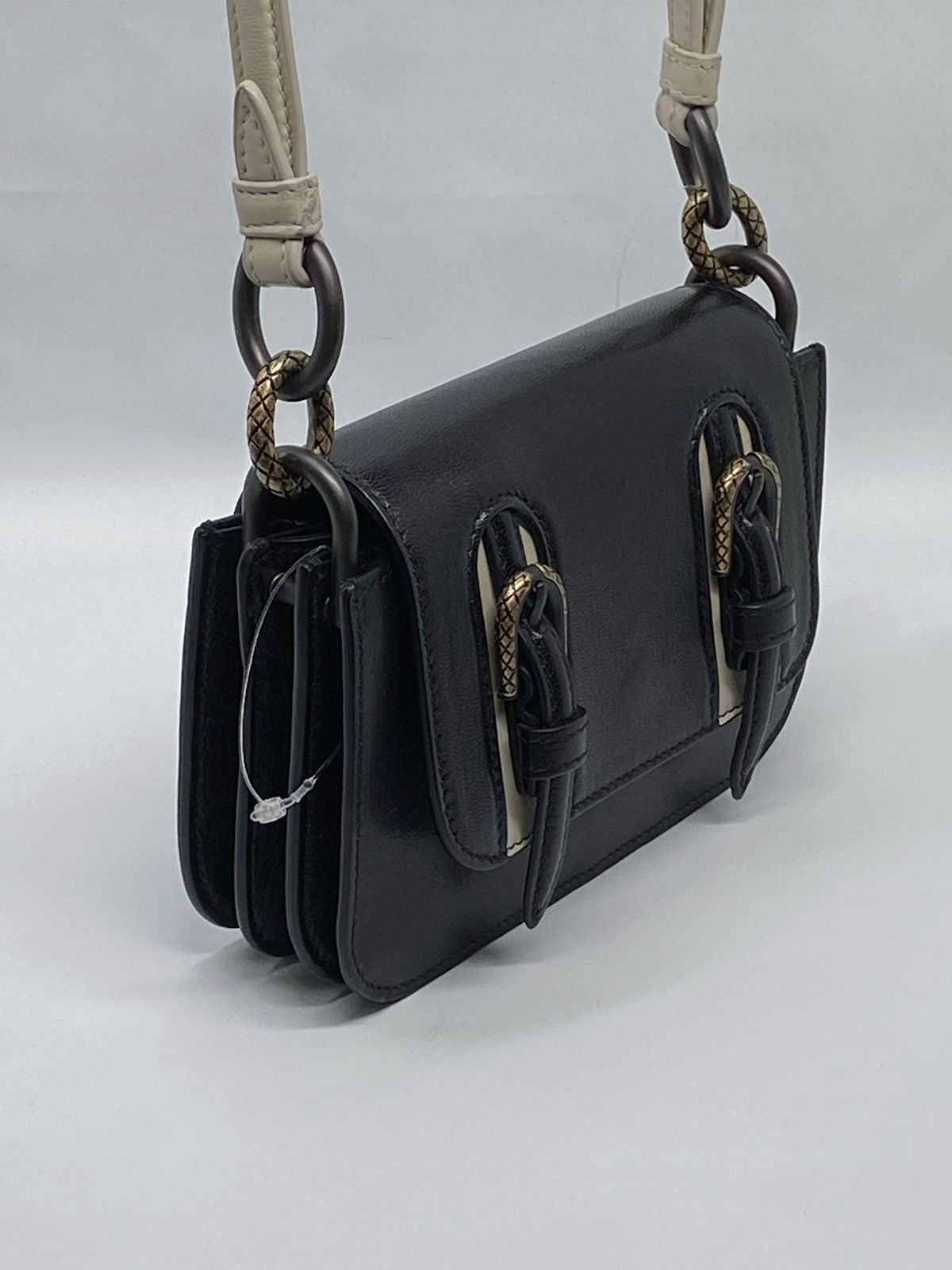 Bottega Veneta Bottega Veneta Doppia Leather Shoulder Bag Mini Size ONE SIZE - 4 Thumbnail