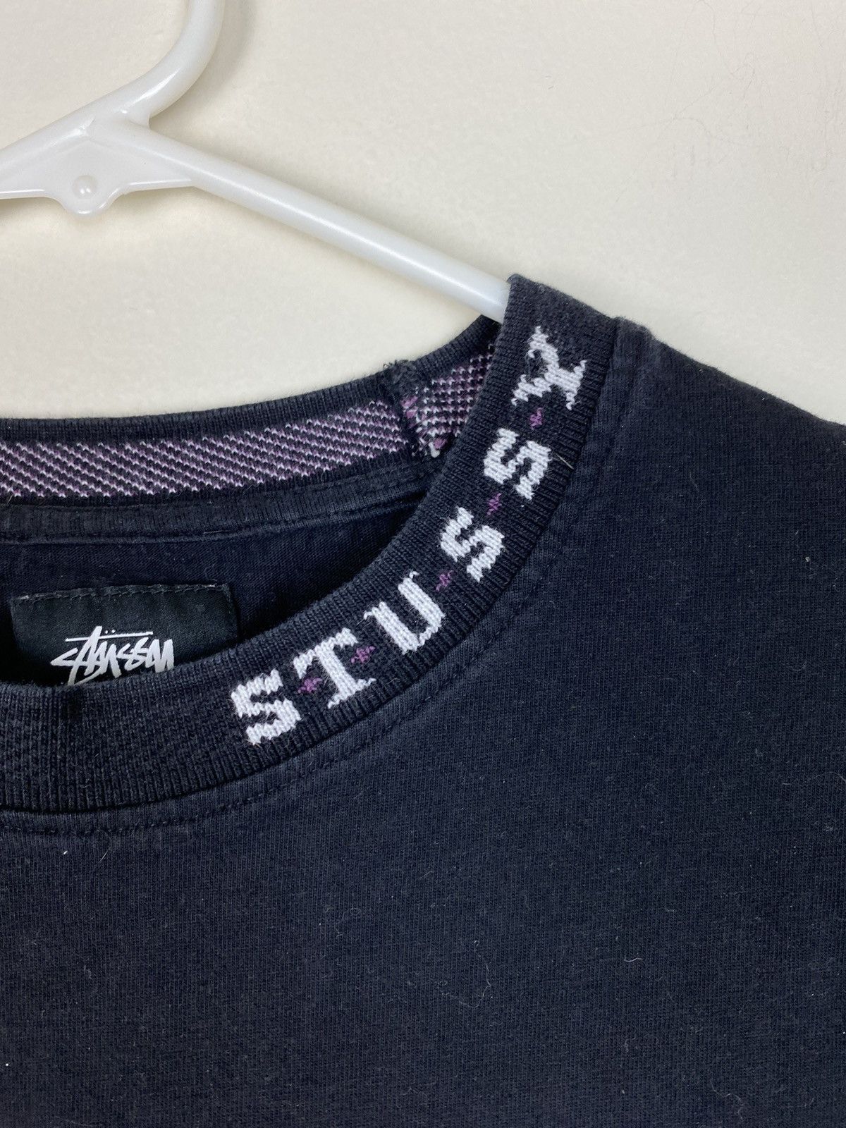 Stussy Stussy Spell out Neck Graphic Long Sleeve Y2K Rare Size US M / EU 48-50 / 2 - 2 Thumbnail