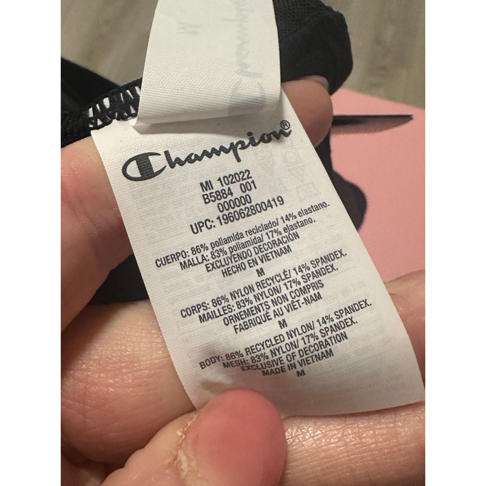 Champion Champion Wick Black Soft Touch Light Support Sports Bra Size M / US 6-8 / IT 42-44 - 14 Thumbnail