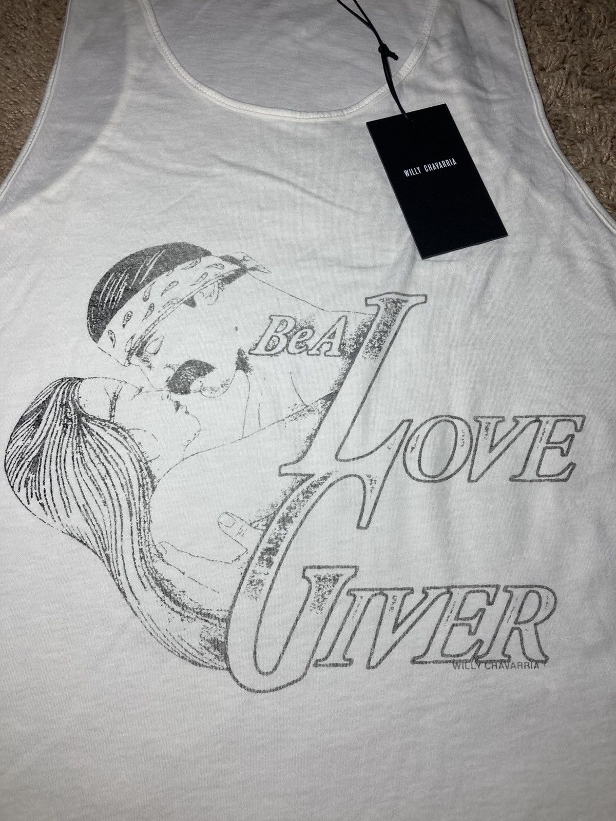 Willy Chavarria New SS25 Willy Chavarria Love Giver Easy Tank Top America 90 Size US XXL / EU 58 / 5 - 5 Thumbnail