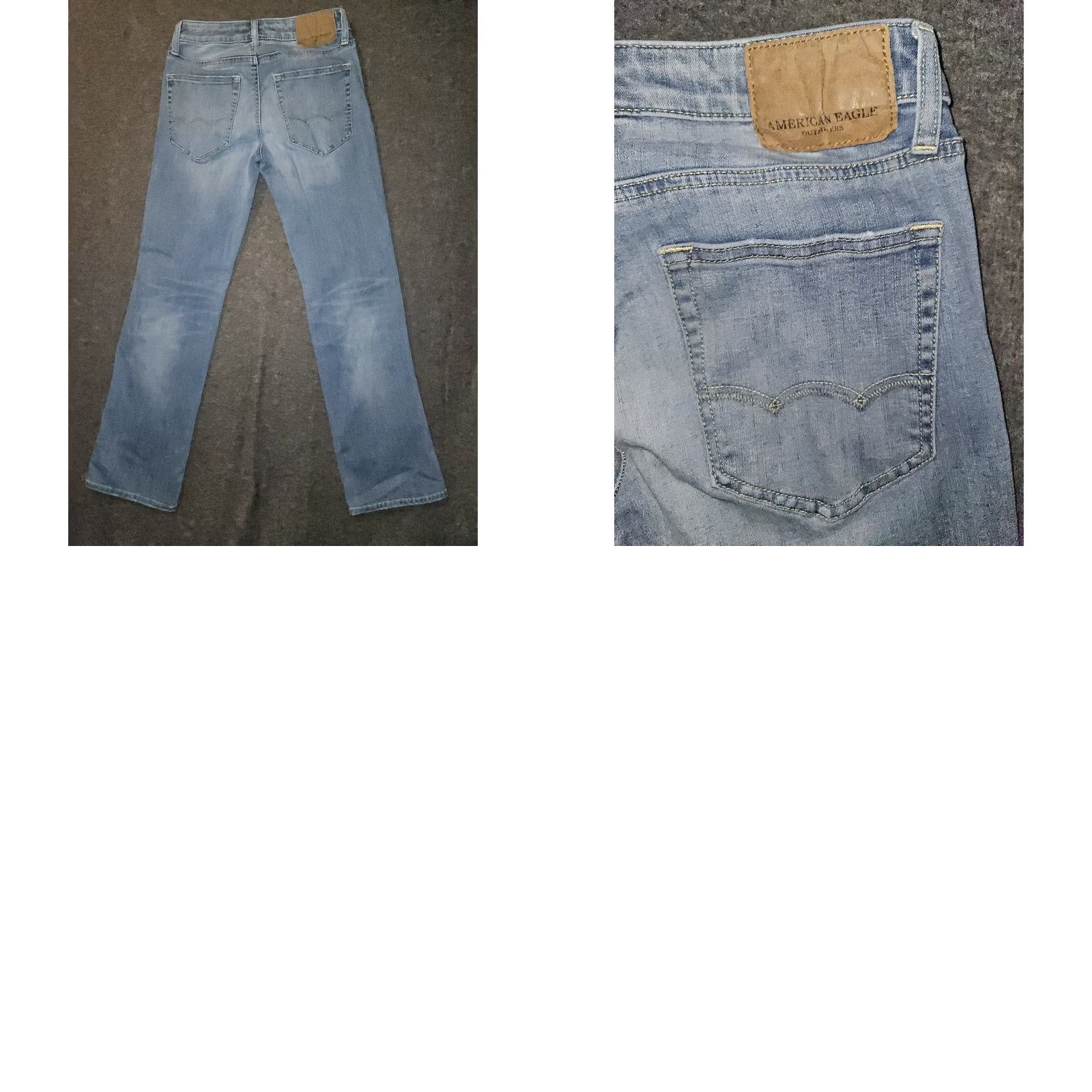 American Eagle Outfitters VINTAGE American Eagle Outfitters Original Boot Jeans Mens 26x29 Blue Denim Bootcut 90s Grunge Preppy Stretch Pockets Slimming Size US 26 / EU 42 - 8 Thumbnail