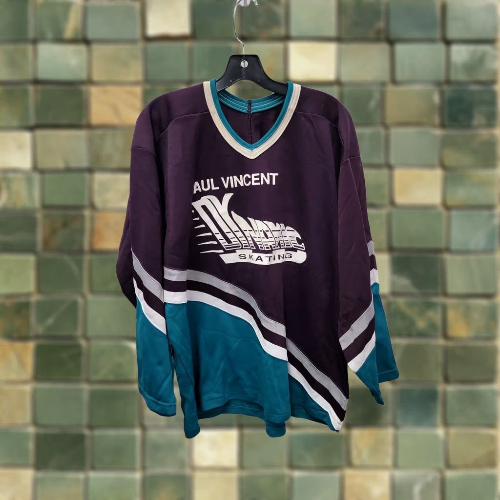 Vintage VINTAGE CCM Jersey Men’s XL Skating 80s Graphic Print Paul Vincent Dynamic 100% Or Nothing CCM Shirt Size US XL / EU 56 / 4 - 1 Thumbnail