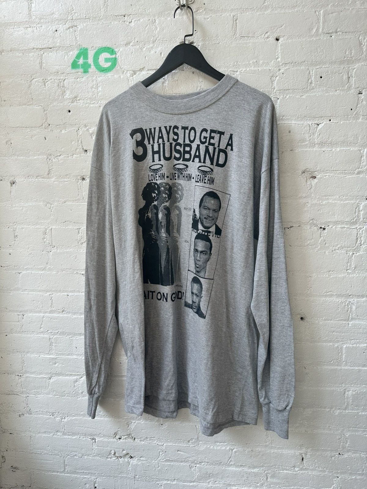 Vintage 3 WAYS TO FIND A HUSBAND VINTAGE LONG SLEEVE Size US XXL / EU 58 / 5 - 1 Thumbnail