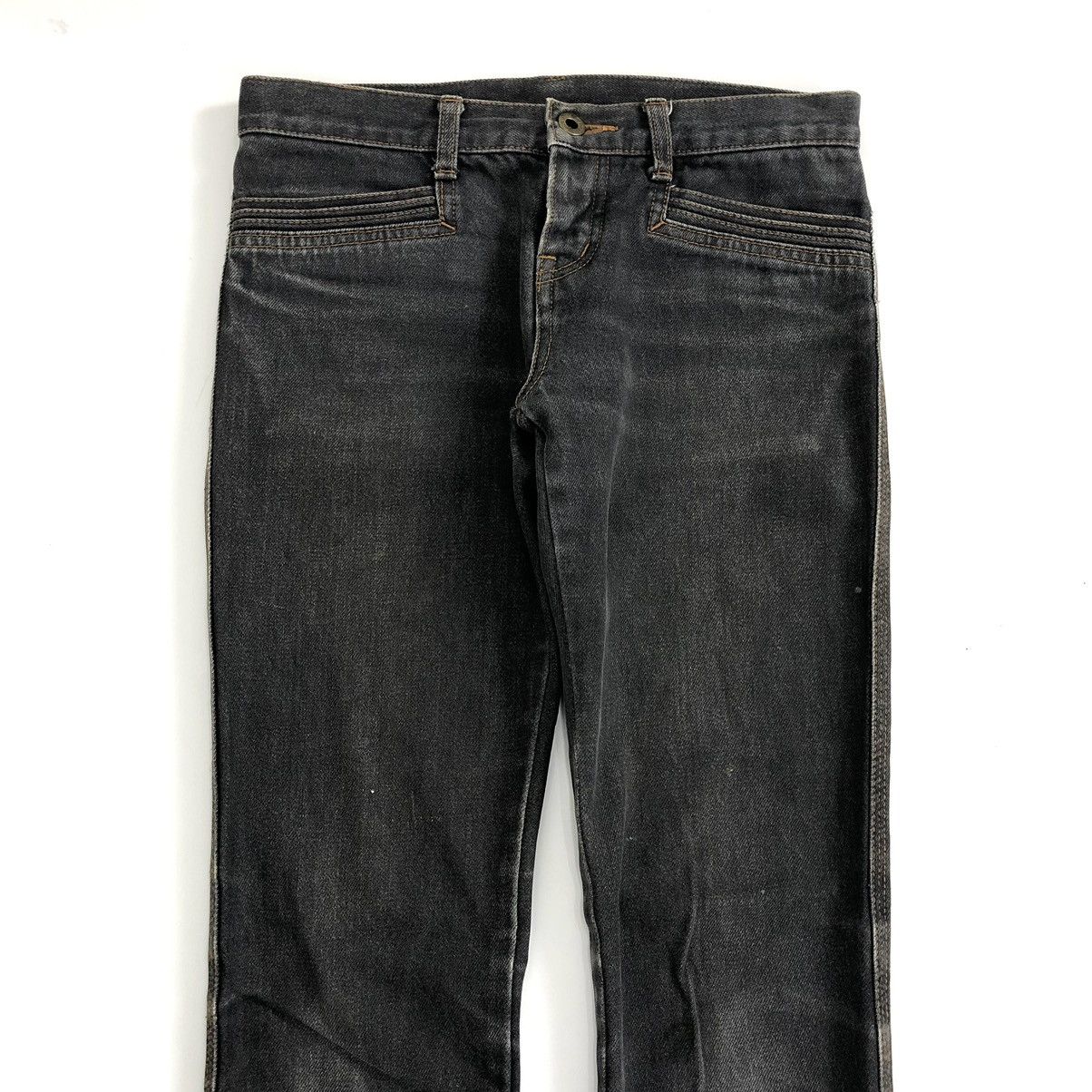 Hysteric Glamour × Japanese Brand × Yohji Yamamoto Hysteric Glamour Grey Skinny Jeans Size US 27 - 2 Thumbnail
