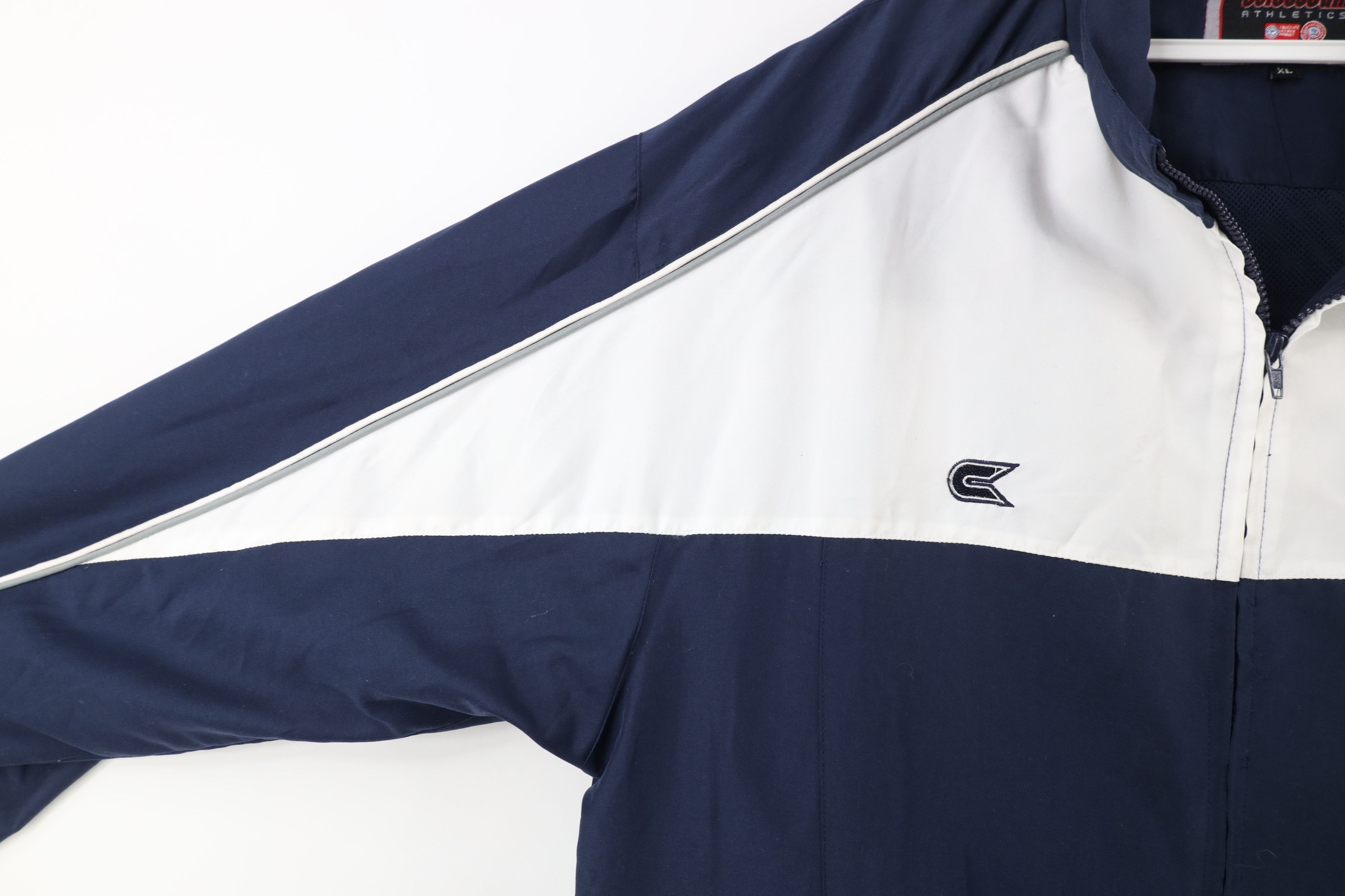 Vintage Vintage 90s State University Lined Windbreaker Jacket Blue Size US XL / EU 56 / 4 - 7 Thumbnail