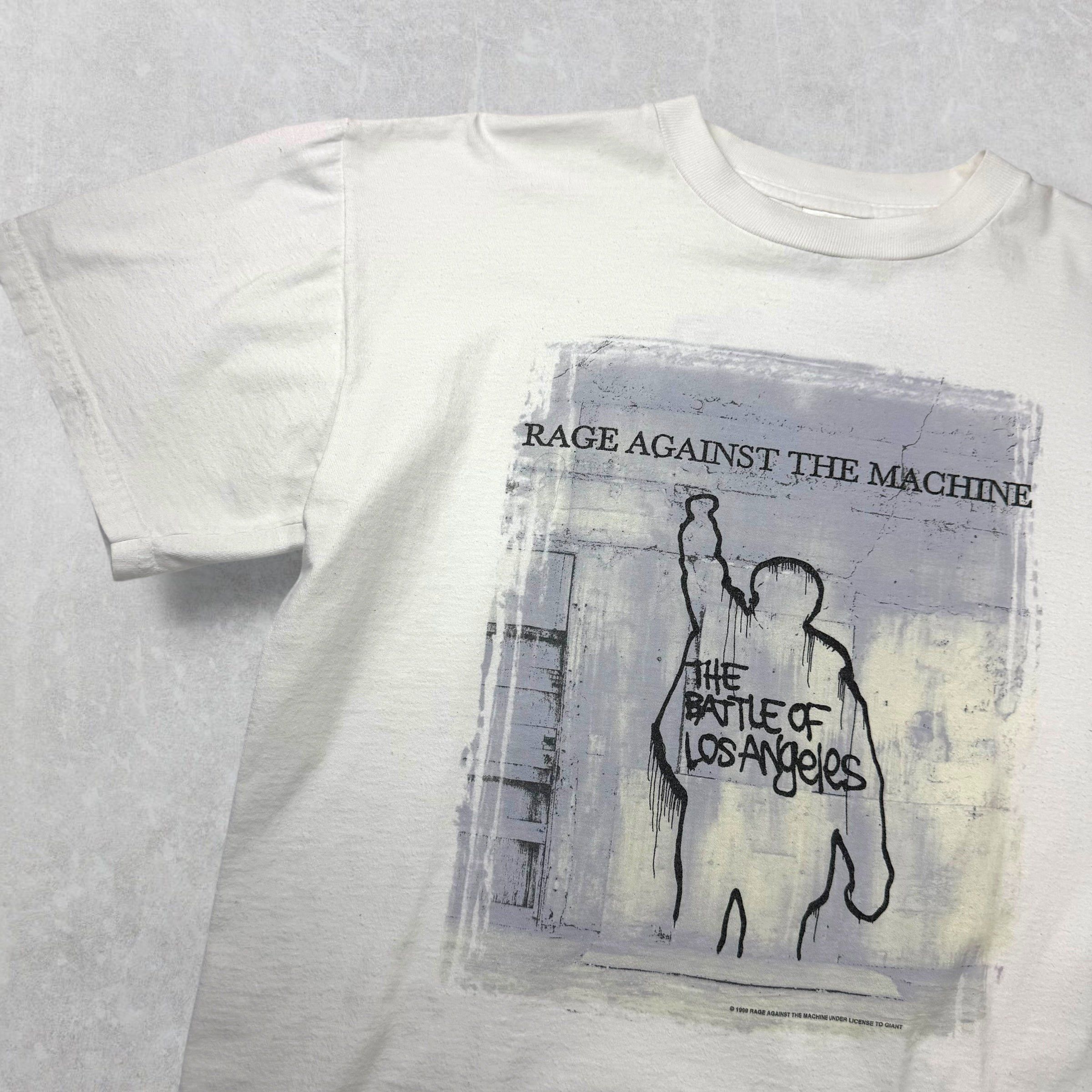 Vintage Vintage 1999 Rage Against The Machine Battle of LA Tour Tee Size US L / EU 52-54 / 3 - 3 Thumbnail